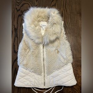 Faux fur vest